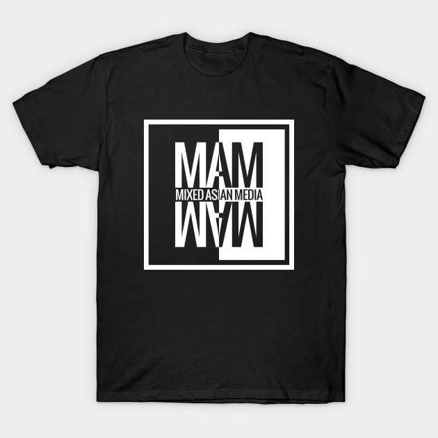 MAM Stylized Black T-Shirt by Mixed Asian Media